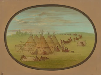 Een Klein Sioux Dorp, 1861-1869