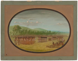 Bal-spel dans - Choctaw
