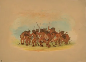 Buffalo Dance - Mandan, 1861