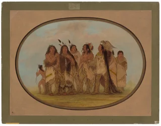 Onderscheiden Crow Indianen