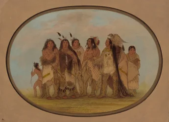 Voorname Crow Indianen