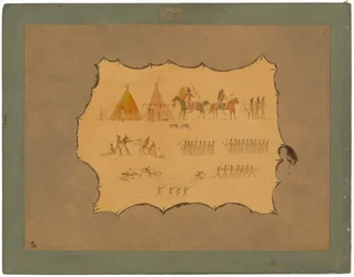 Facsimile van een Cheyenne Mantel