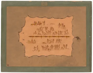 Facsimile van een Sioux Mantel