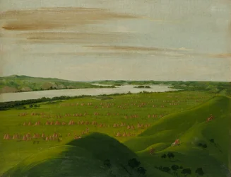 Fort Pierre, monding van de rivier de Teton, 1200 mijl boven Saint Louis