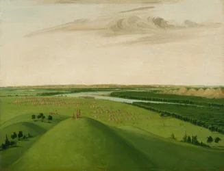 Fort Union, monding van de Yellowstone-rivier, 2000 mijl boven St. Louis