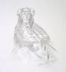 Ha-wan-je-tah (De Ene Hoorn), 1852
