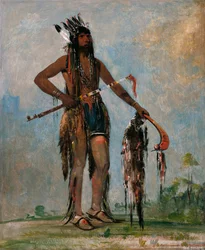 Ka-bés-hunk, Hij die overal reist, een krijger, 1835