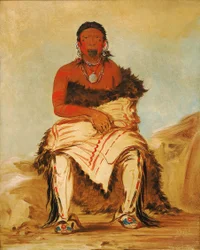 Lá-shah-le-stáw-hix, Man Chief, een Republikeinse Pawnee