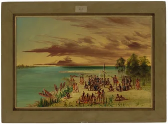 La Salle eist Louisiana op voor Frankrijk. 9 april 1682