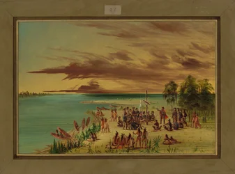 La Salle claimt Louisiana voor Frankrijk, 9 april 1682, 1847-48