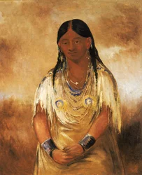 Mún-ne-o-ye, een Vrouw, 1832