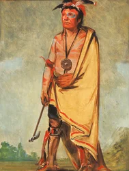 No-ak-chóo-she-kaw, Hij die de struiken breekt, 1828