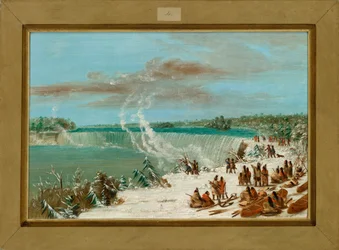 Portage rond de watervallen van Niagara bij Table Rock