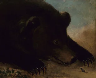 Portretten van een Grizzlybeer en Muis, Levensgroot, 1846-1848