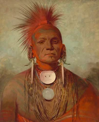 See-non-ty-a, een Iowa medicijnman, 1844-1845