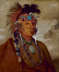 Shó-me-kós-see, De Wolf, een Hoofdman, 1832