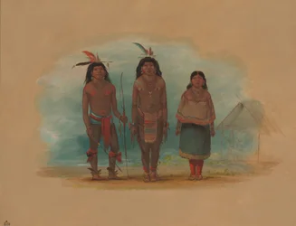 Drie Taruma Indianen, 1854-1869