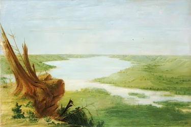 Uitzicht op Lake St. Croix, Upper Mississippi
