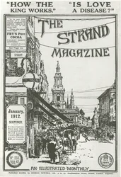 Omslag van The Strand Magazine, 1912