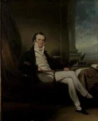 Portret van een heer