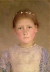 De Madeliefkrans - Een Studie in Laag Licht, 1890