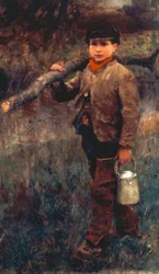 De jongen van de houthakker