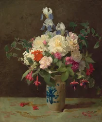 Vaas met bloemen