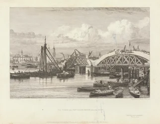 De werken van de nieuwe London Bridge