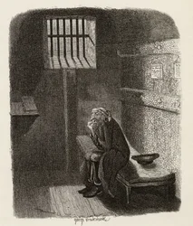 Fagin in de veroordeelde cel, uit 