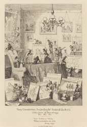 Feeënkenners Inspecteren de Tekeningenverzameling van Mr. Frederick Locker