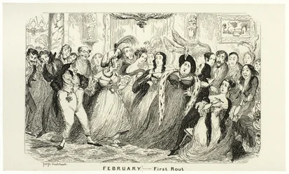 Februari - Eerste Rout van George Cruikshank