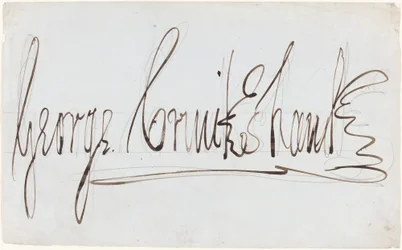 George Cruikshank (decoratieve handtekening)