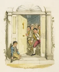 Illustratie voor "Oliver Twist"