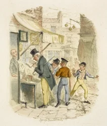 Illustratie voor "Oliver Twist"