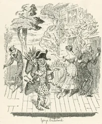 Joseph Grimaldi in Harlequinade
