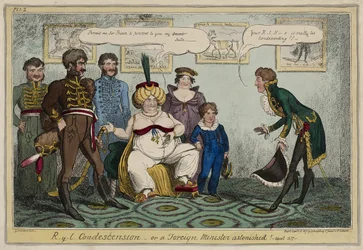 Koninklijke neerbuigendheid of, Een buitenlandse minister verbaasd! - April 1817 -, 15 september