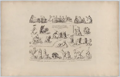 Enkele van de Drolleries van de Grote Tentoonstelling, 1851