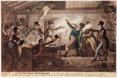 De Cato Street Samenzweerders, uitgegeven door G. Humphrey, 9 maart 1820