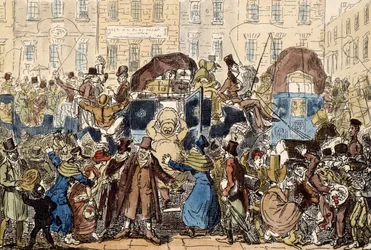Reizen in Engeland, of een Glimp vanuit de White Horse Cellar, 1819