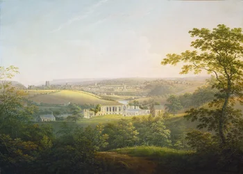 Easby Abbey, nabij Richmond, ca. 1821-1854