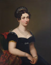 Dutch: Buste van de hertogin van Kent Bust portrait of the Duchess of Kent