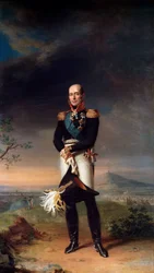 Portret van Veldmaarschalk Graaf Mikhail Barklay-de-Tolli, 1829
