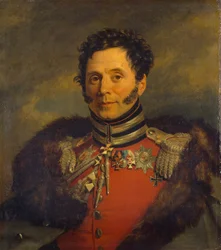 Portret van generaal Nikolai Ivanovich Depreradovich 1767-1843, voor 1825