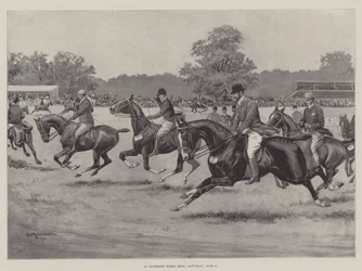 Op de Richmond Horse Show, zaterdag 9 juni