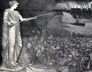 Tabak gezien als een troost voor de armen, 1869