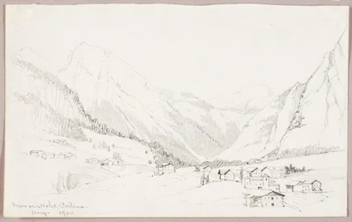 Vanuit ons hotel, Cortina