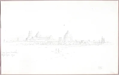 Pisa vanuit het noorden