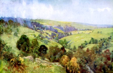 Op de heuvels bij Harrogate, Yorkshire, 1924-1926