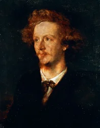 Portret van Algernon Charles Swinburne