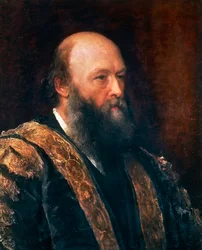 Portret van Robert Arthur Talbot Gascoyne-Cecil, Derde Markies van Salisbury